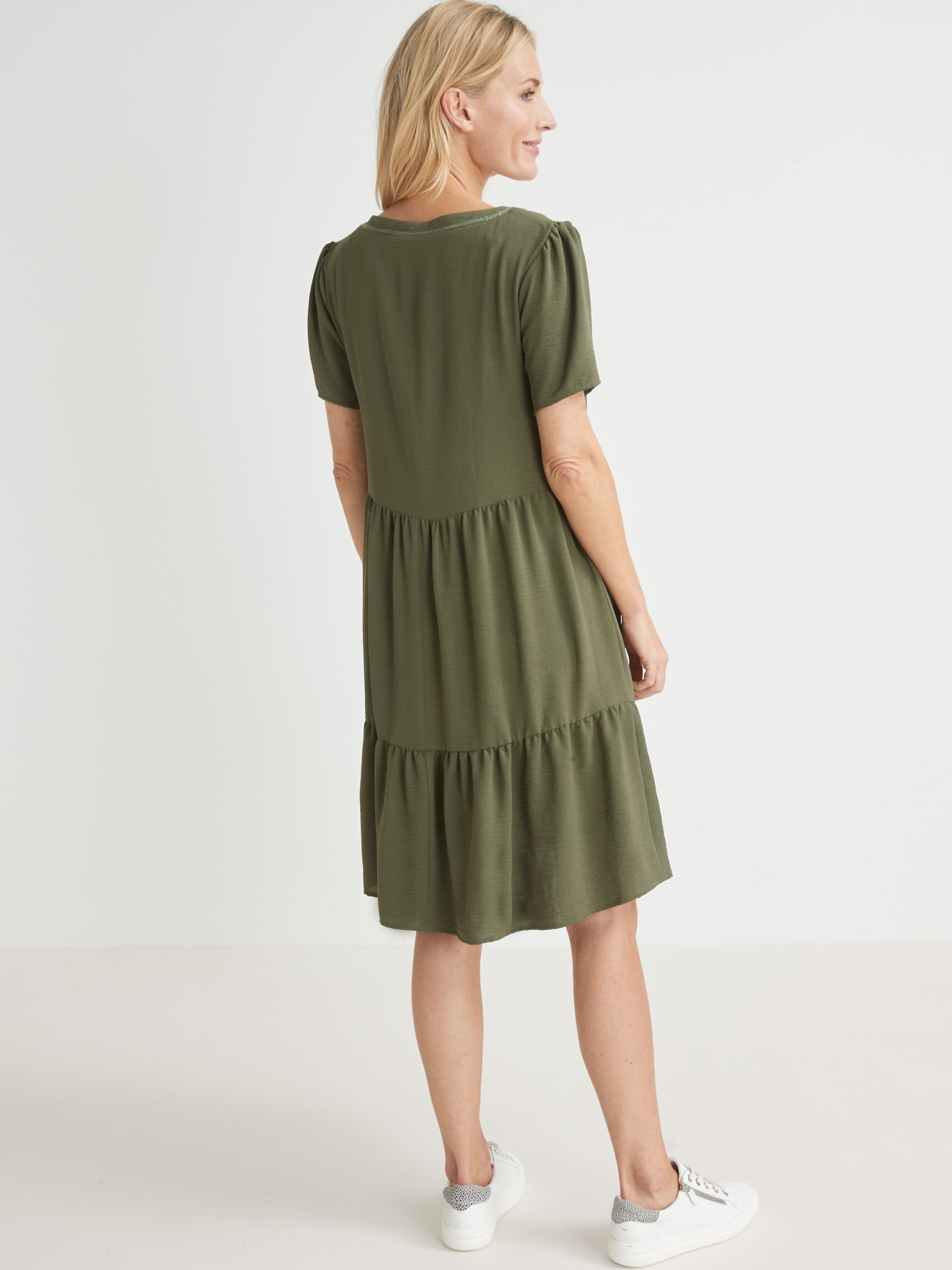 Robe 2 volants évasée