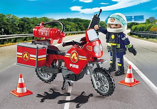 Playmobil - Brandbil på ulykkesstedet (71466)