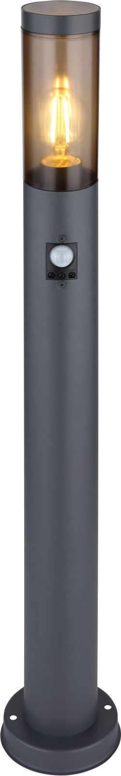 Außenleuchte - anthrazit - Bewegungssensor - 80 cm