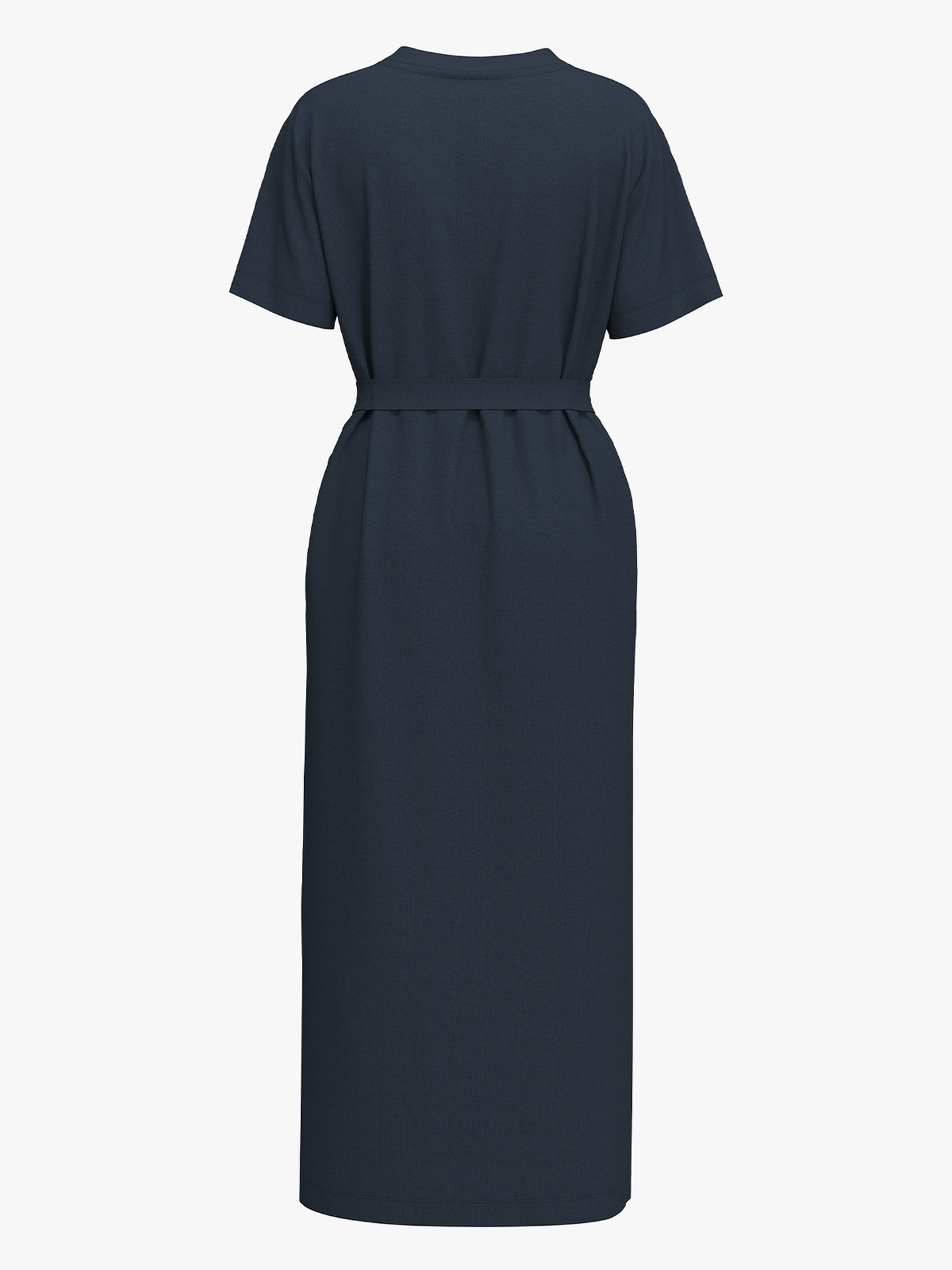 Essential Short Sleeve Pocket Ankle Dress