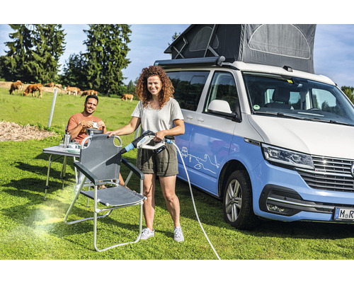 GLORIA MultiJet 18V - Accu hogedrukreiniger, krachtig sproeisysteem, multifunctioneel, regelbare druk, max. 25 bar, accu niet inbegrepen