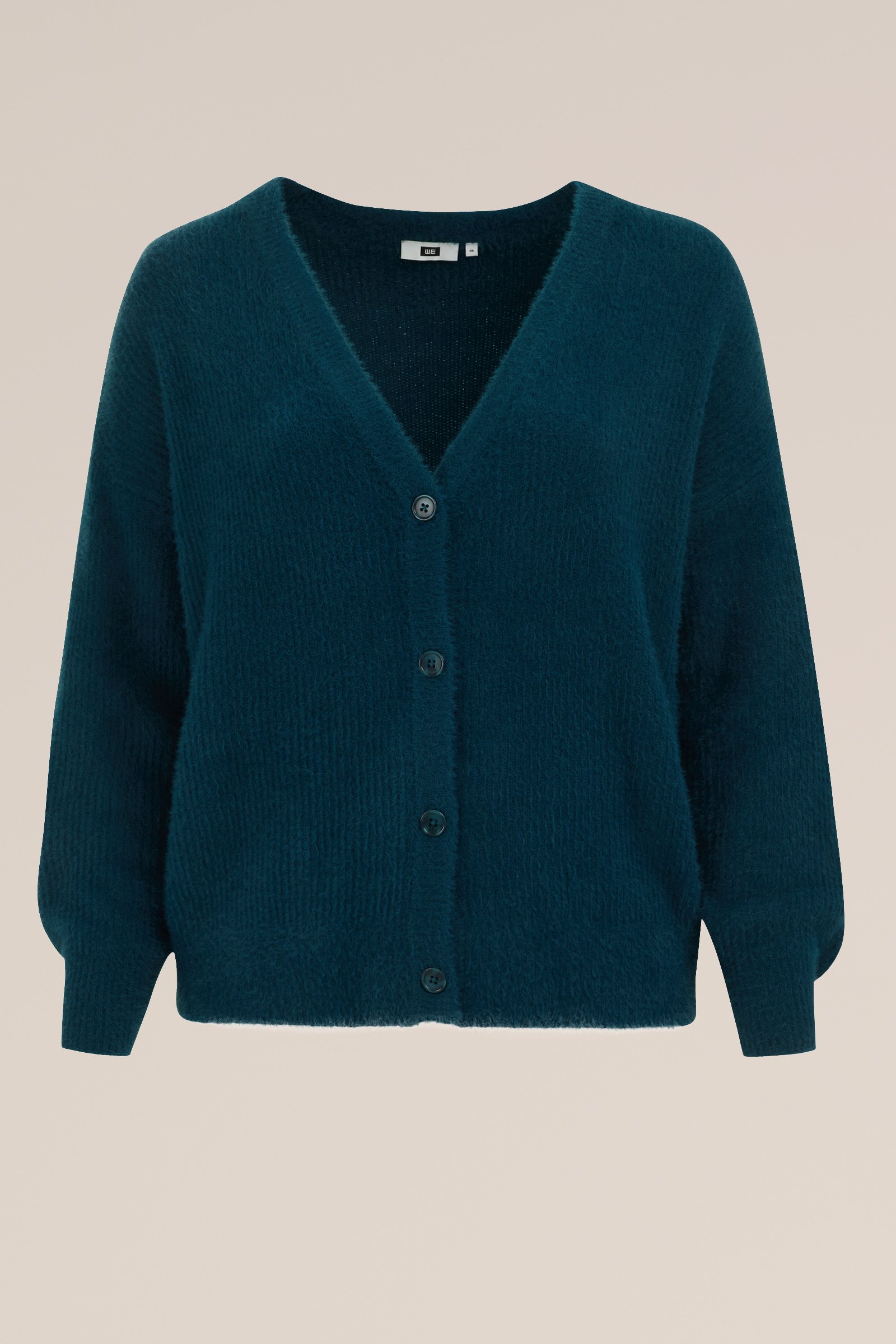 gebreid vest - Curve WE Fashion Groenblauw