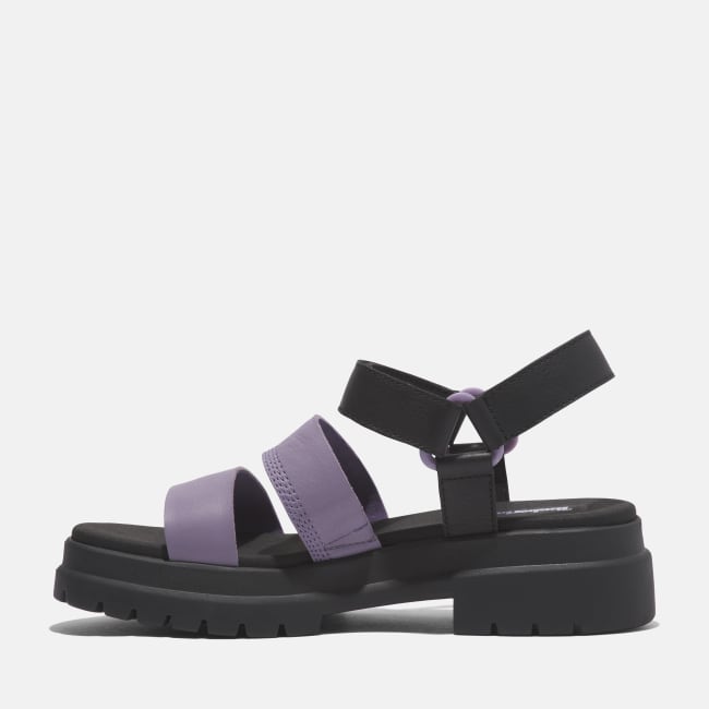 Sandalo a 3 Fasce London Vibe da Donna in viola