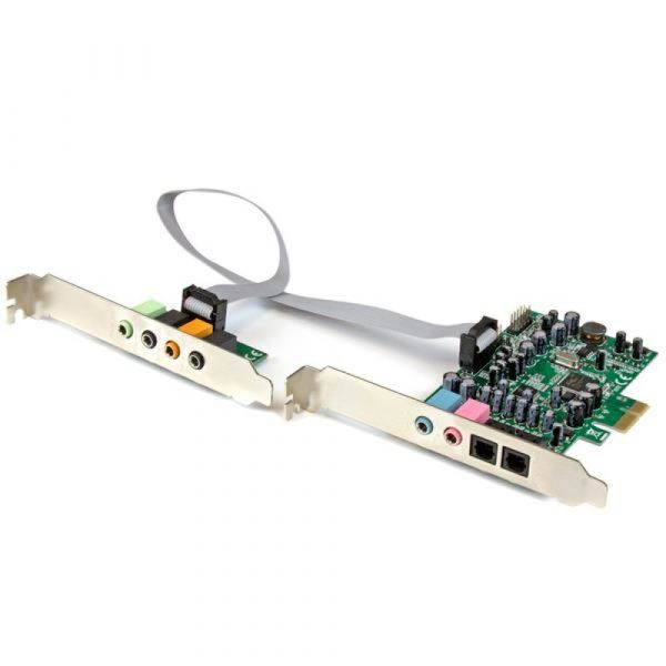Startech Placa de Som PCI Surround de 7.1