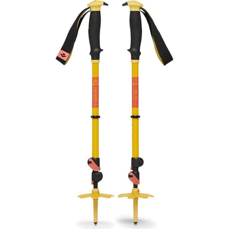 Black Diamond Traverse 3 Ski Poles Sulphur Green