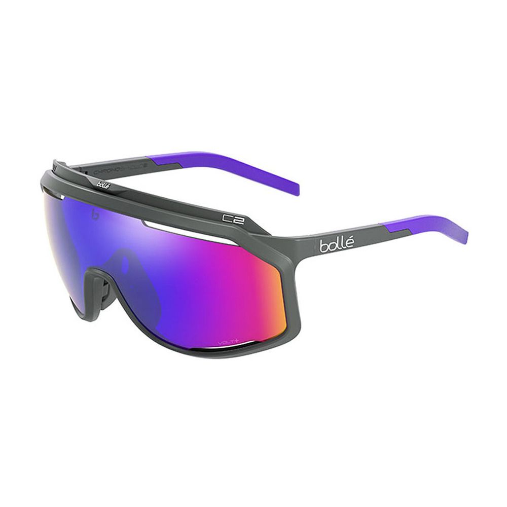 Bolle CHRONOSHIELD - Lunettes de soleil polarisés titanium matte/ultraviolet