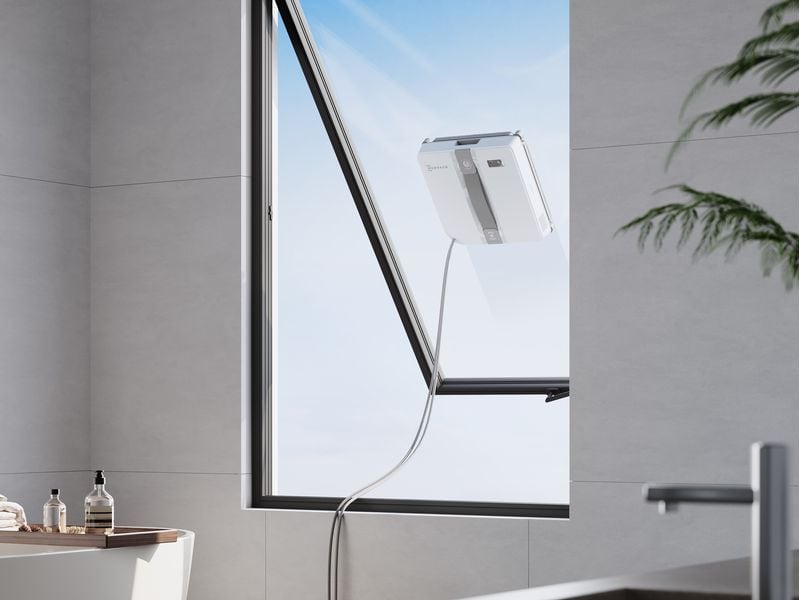 Ecovacs Fensterputzroboter Winbot Mini Grau/Weiss Glasreinigungsroboter