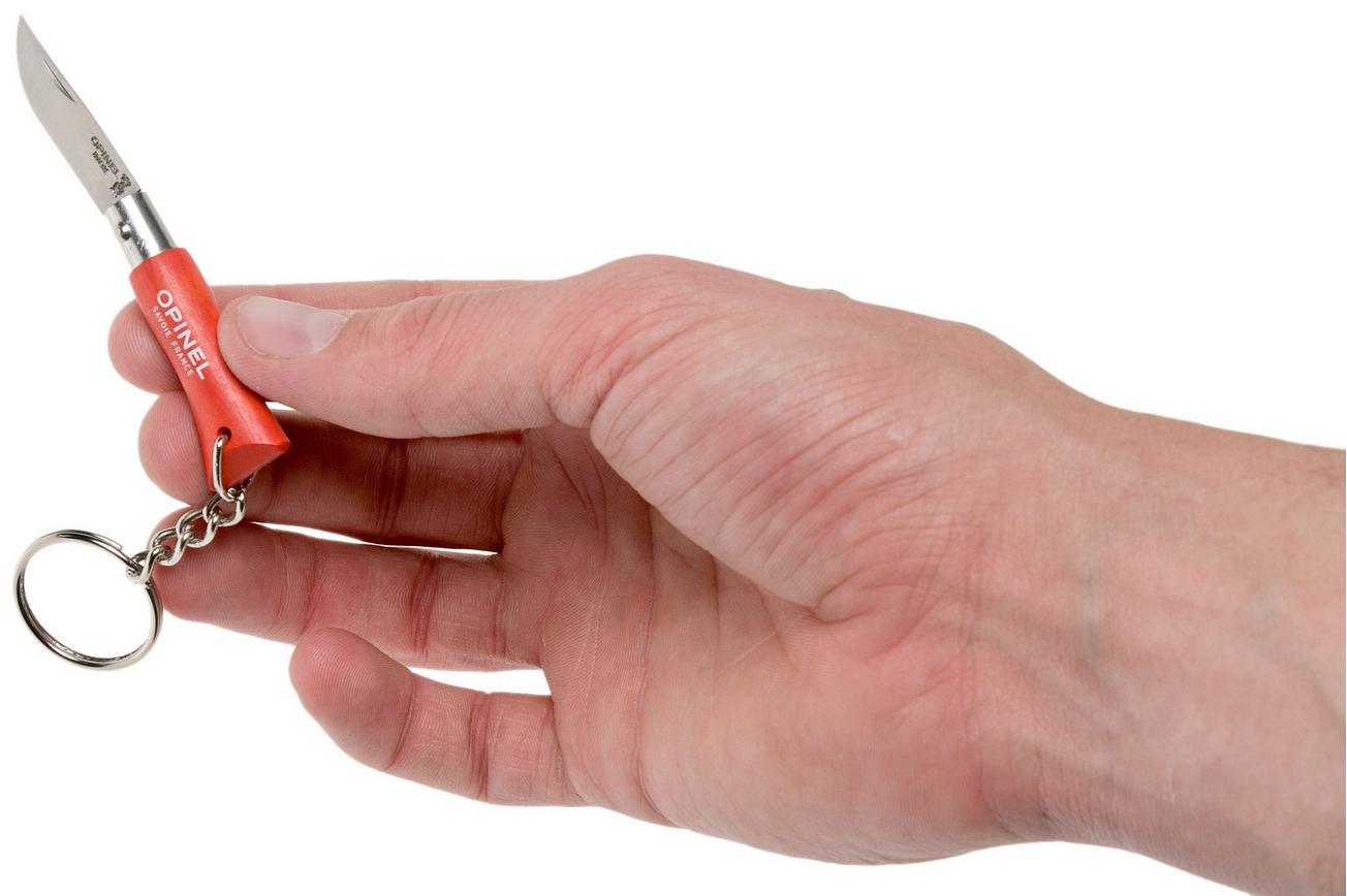 Opinel zakmes No. 02RV Keyring zakmes, Orange