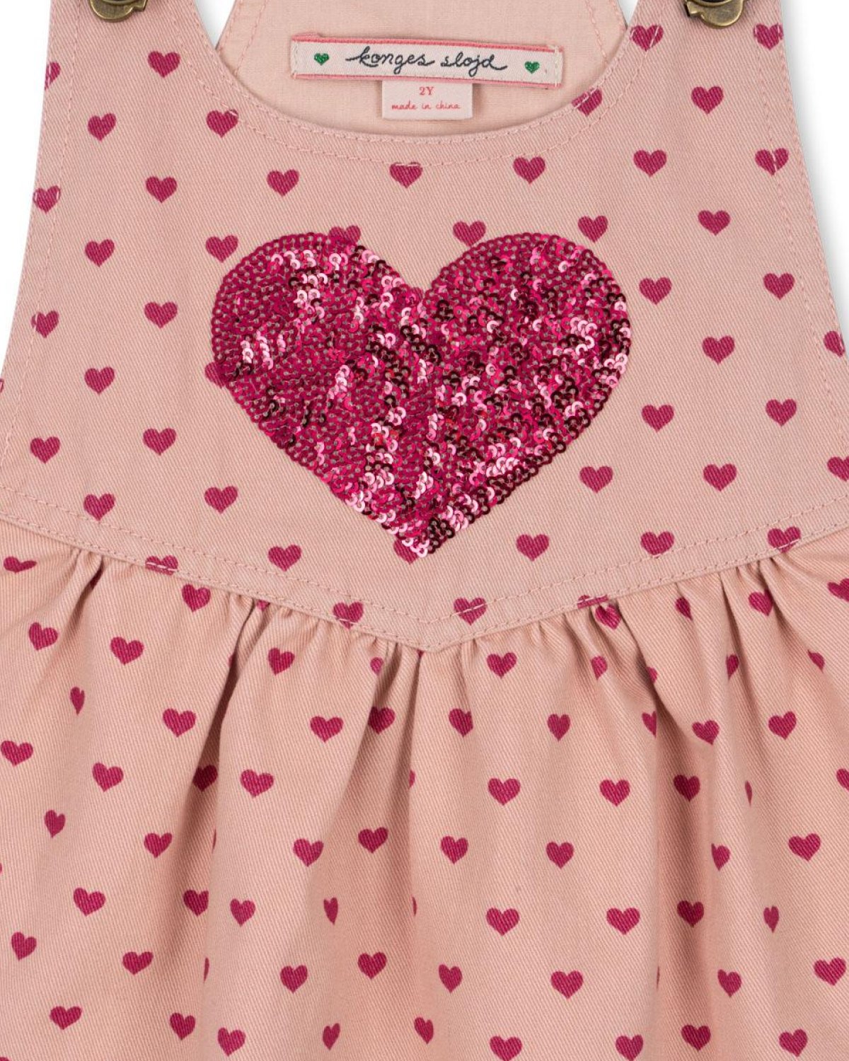 Snekkerkjole med Glitter Paljetter -100% Øko Bomull | Nola Sequin Spencer Dress