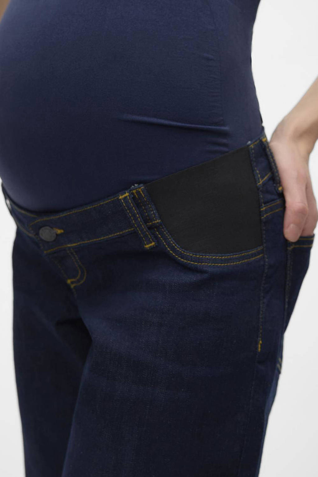 VERO MODA MATERNITY low waist zwangerschaps loose jeans VMMZOA medium blue denim