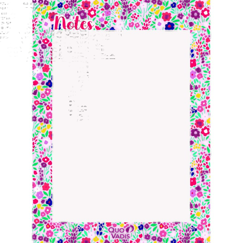 Quo Vadis - Bloc-notes - Fantaisie - 10,6x15,3 cm - par 10