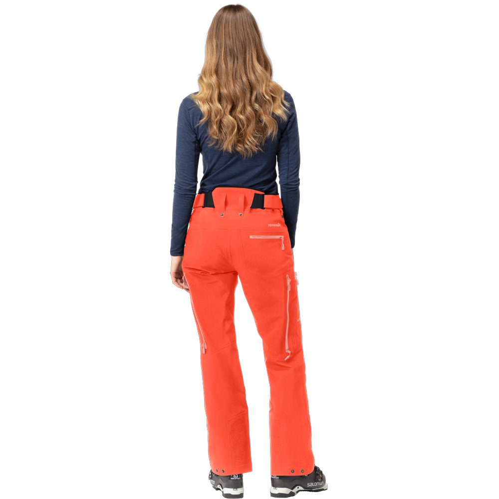 Norrona Lofoten Gore-Tex Freeride-Hose Damen orange alert