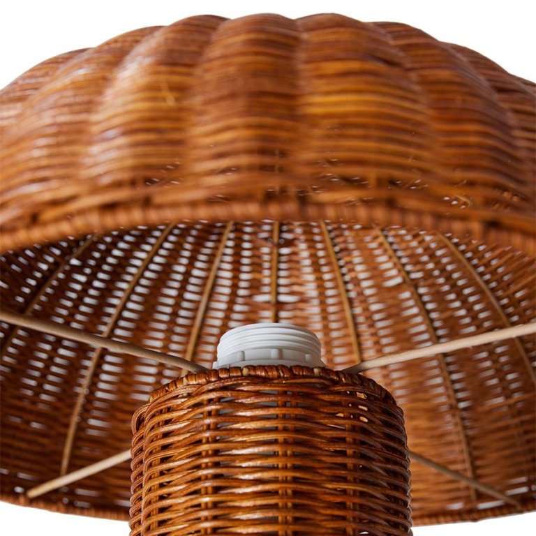 HKliving Rattan tafellamp Coral