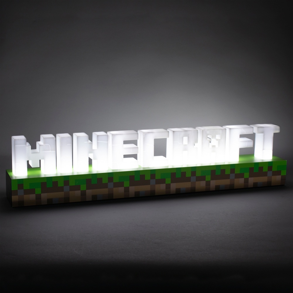 Minecraft-Logo-Beleuchtung