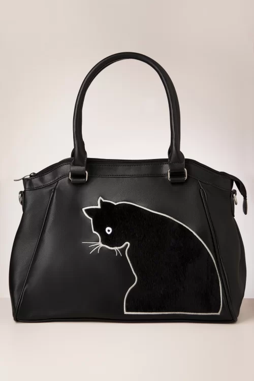 Banned Retro Sabrina handtas in zwart