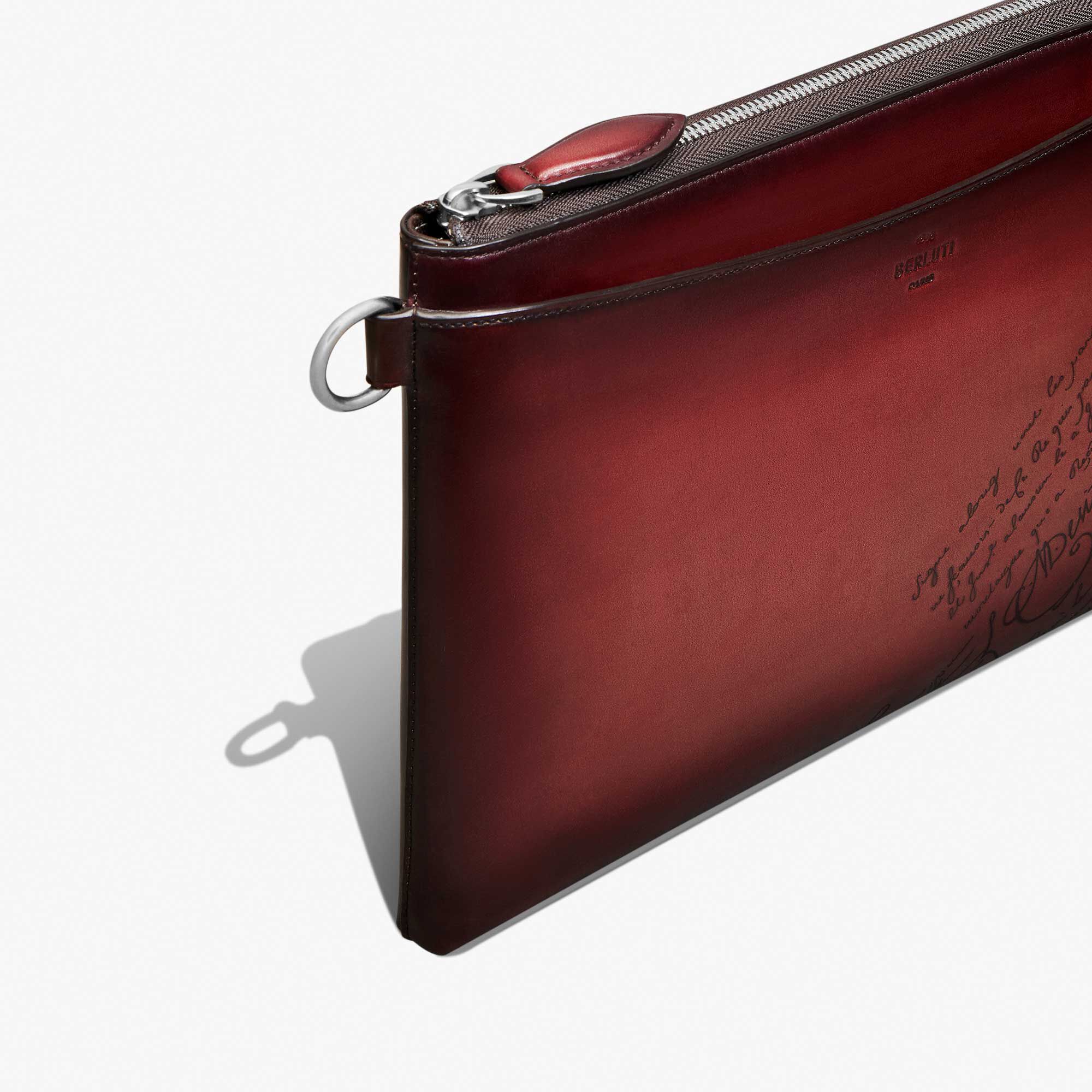 Pochette Nino GM En Cuir Scritto Swipe