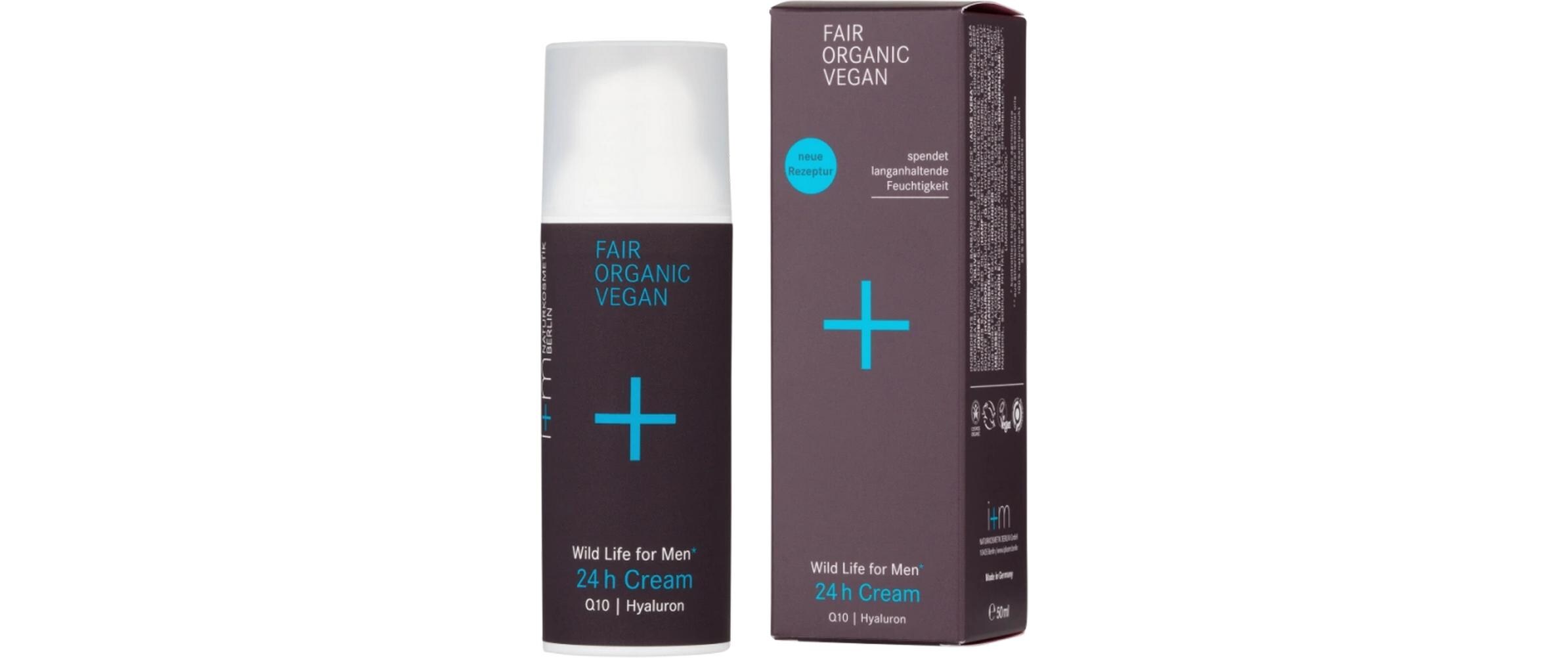 Gesichtscrème Wild Life for Men 24 hr 50 mlFeuchtigkeitsspendende Gesichtspflege für Männer