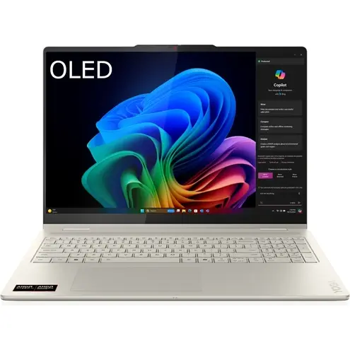PC portable Lenovo Yoga 7 16AKP10 16'' OLED 2.8k 120 Hz écran tactile Copilot+PC AMD Ryzen 7 AI 16 Go RAM 512 Go SSD Gris sable
