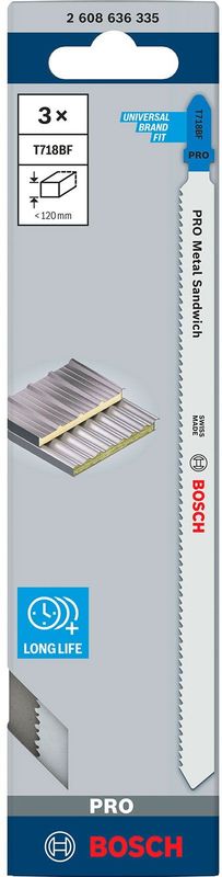 Bosch - Decoupeerzaagblad T 718 BF Metal-Sandwich