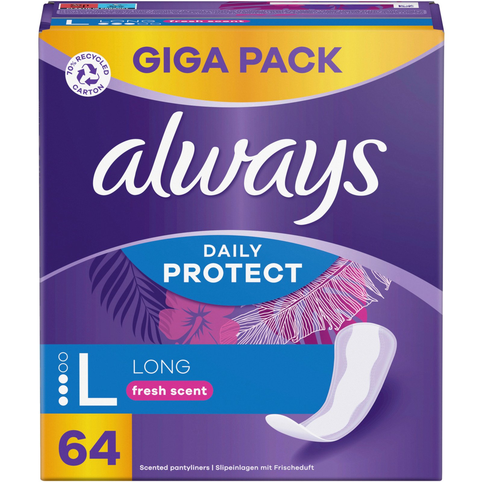 Always Slip Extra Protect Large Fresh 64 Stück
