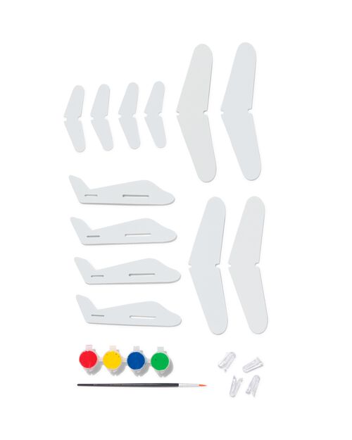 4 avions en mousse à fabriquer