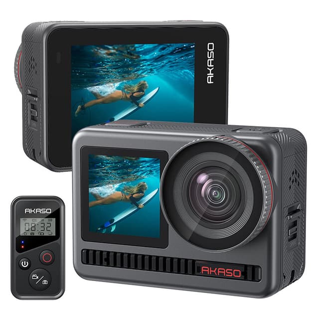 AKASO Brave 8 4K/60fps 48MP action camera, 10m IPX8 vandtæt