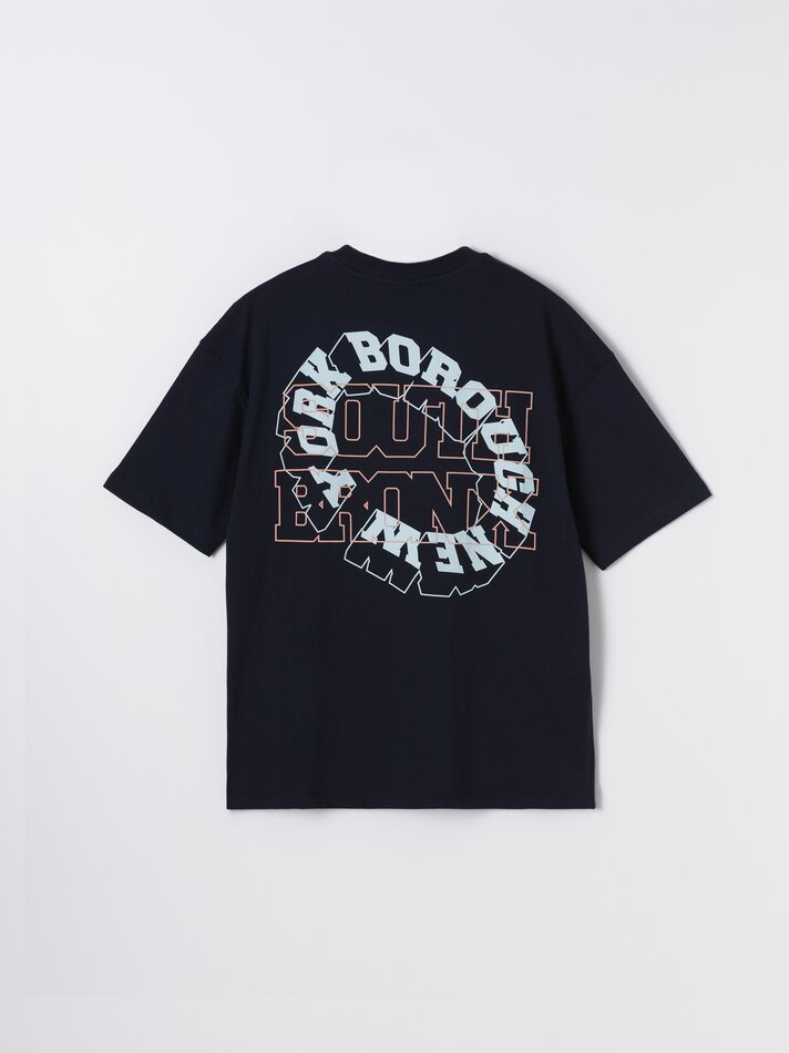 Camiseta estampada - Azul-marinho