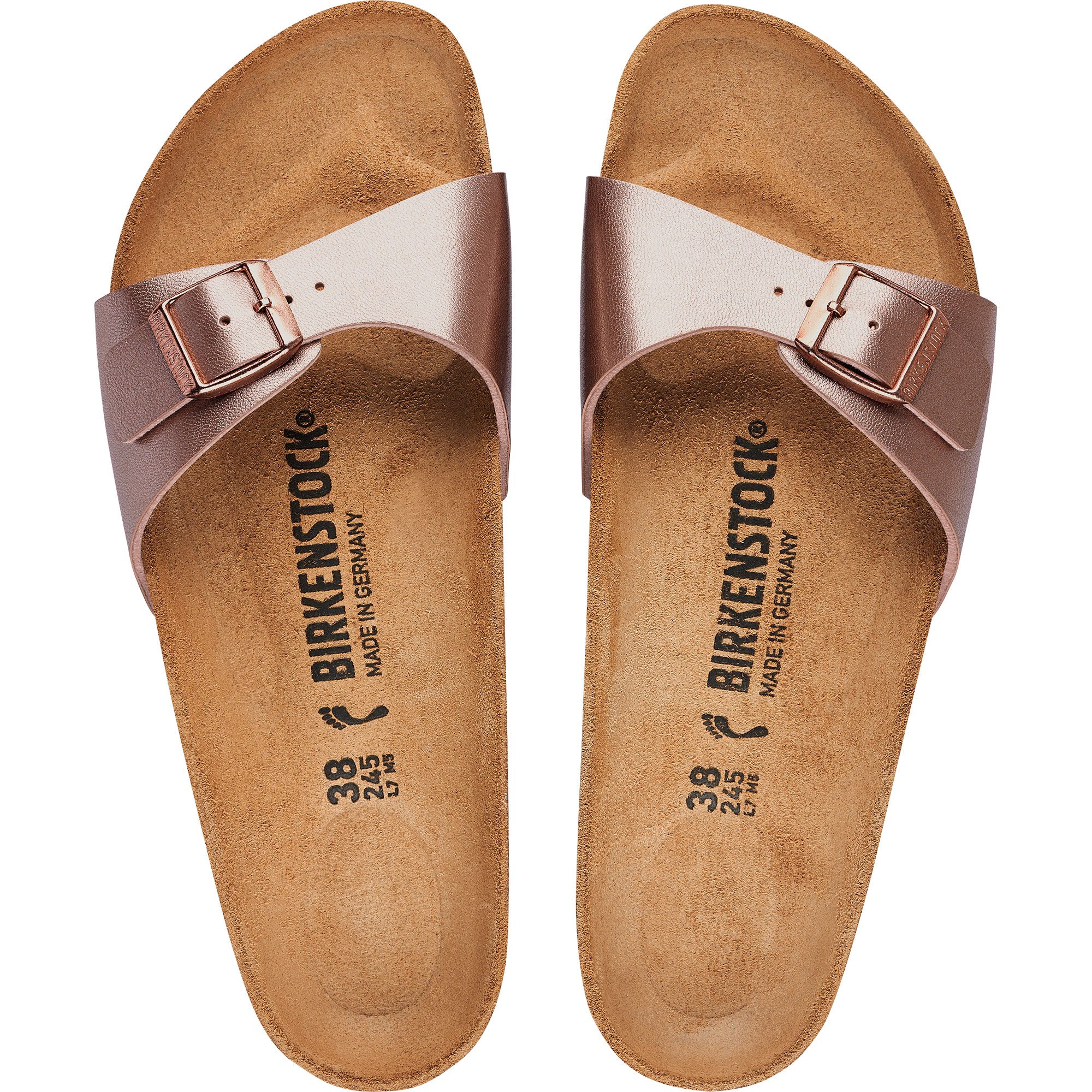 Birkenstock Madrid Birko-Flor® Sandalen Damen copper