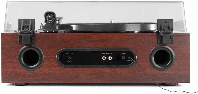 FENTON - RP180 - Platenspeler - Bruin - Bluetooth - CD-Speler - FM-Radio