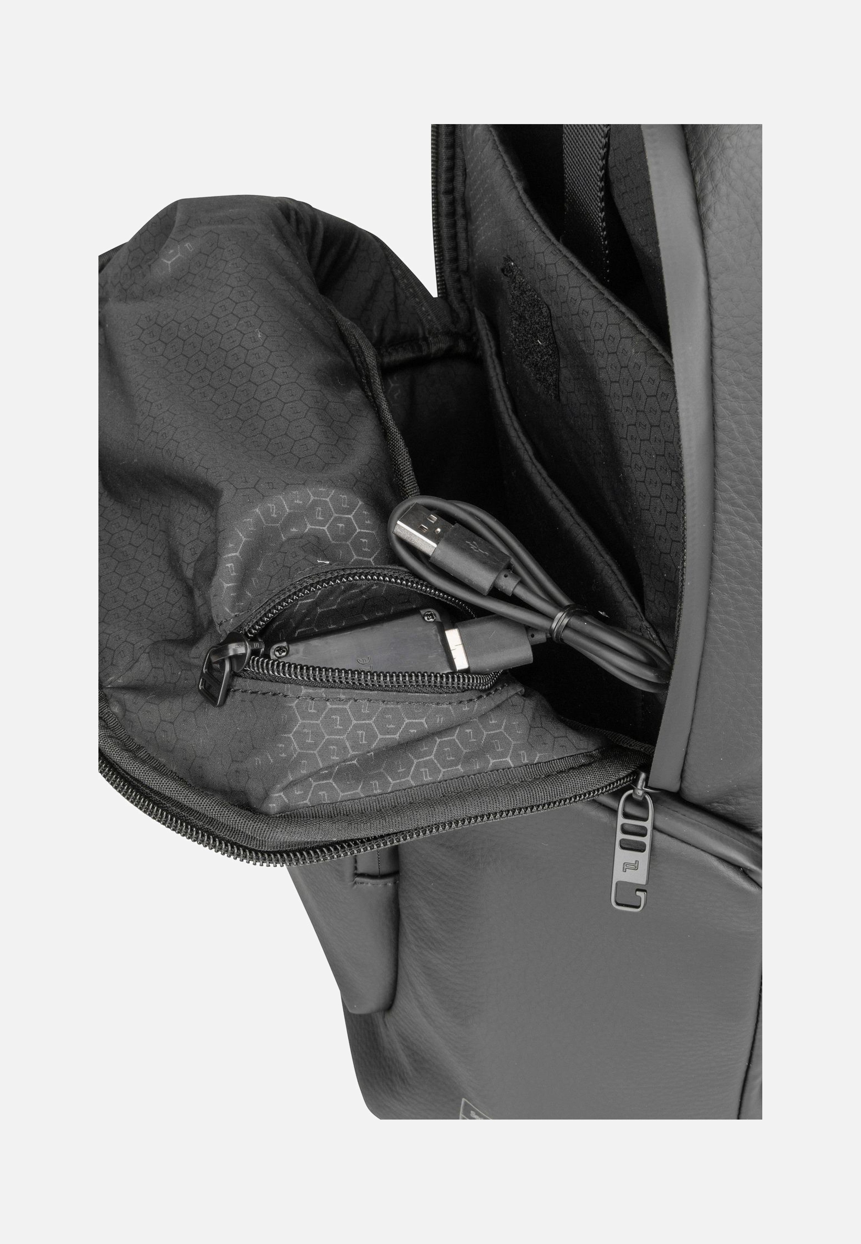 Urban Eco Leather S Black - Rucksack
