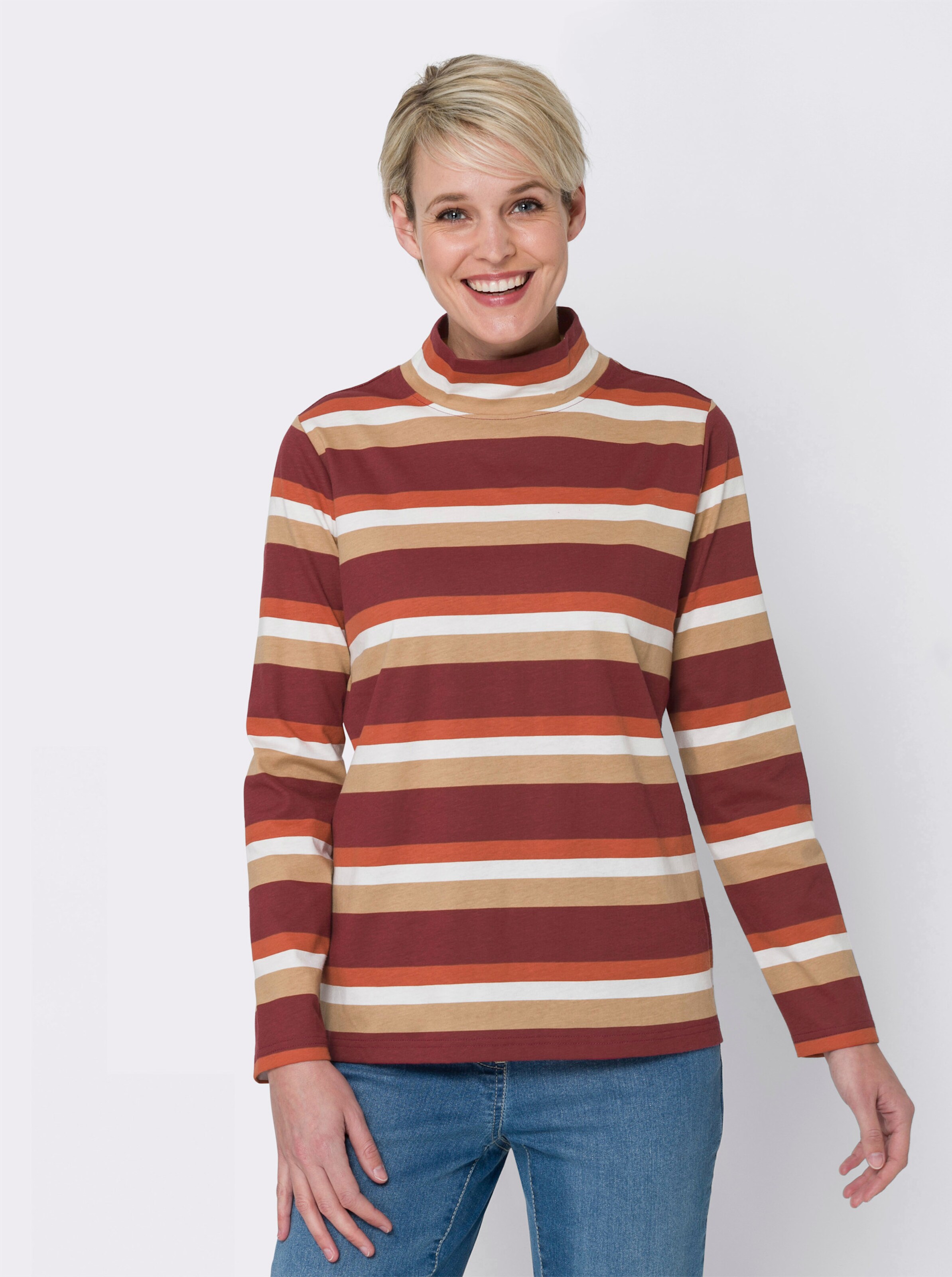 Stehkragenshirt