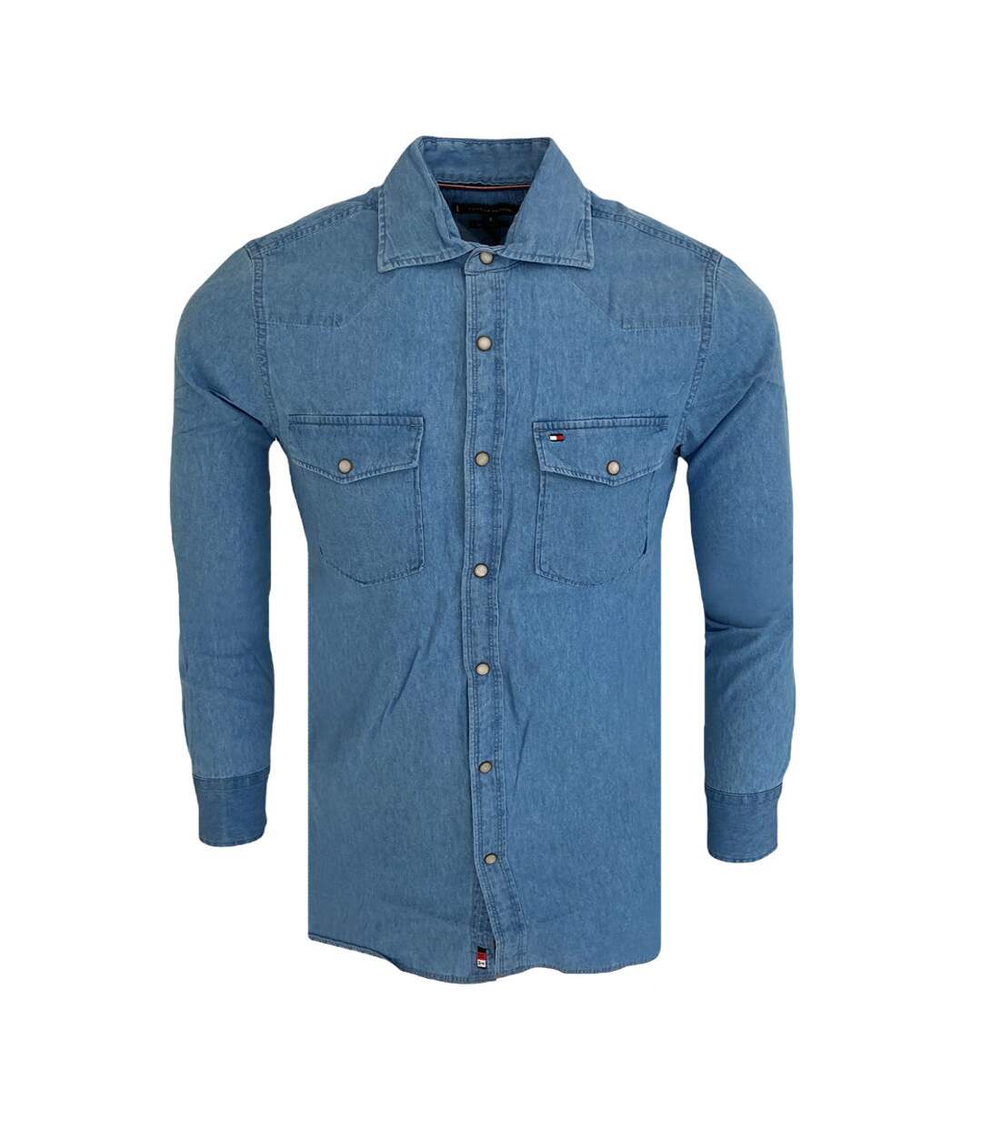 Chemise Tommy Hilfiger Chemise jeans 455 bleu clair