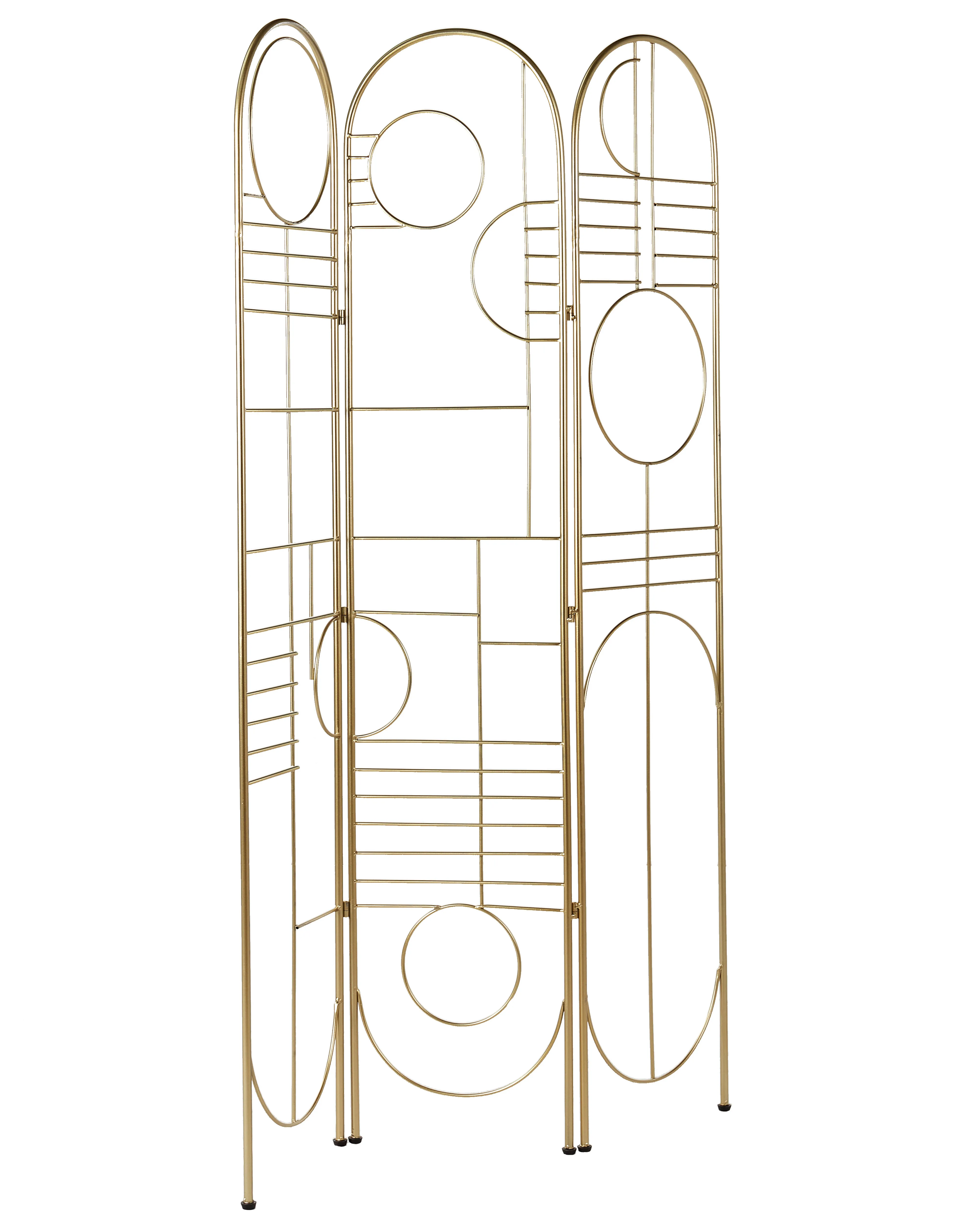Roomdivider met 3 panelen TURANIA Goud 100 cm 170 cm
