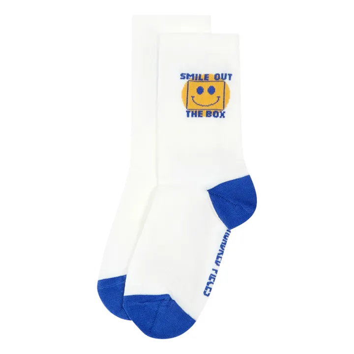 Hundred Pieces Chaussettes Smile Out | Blanc