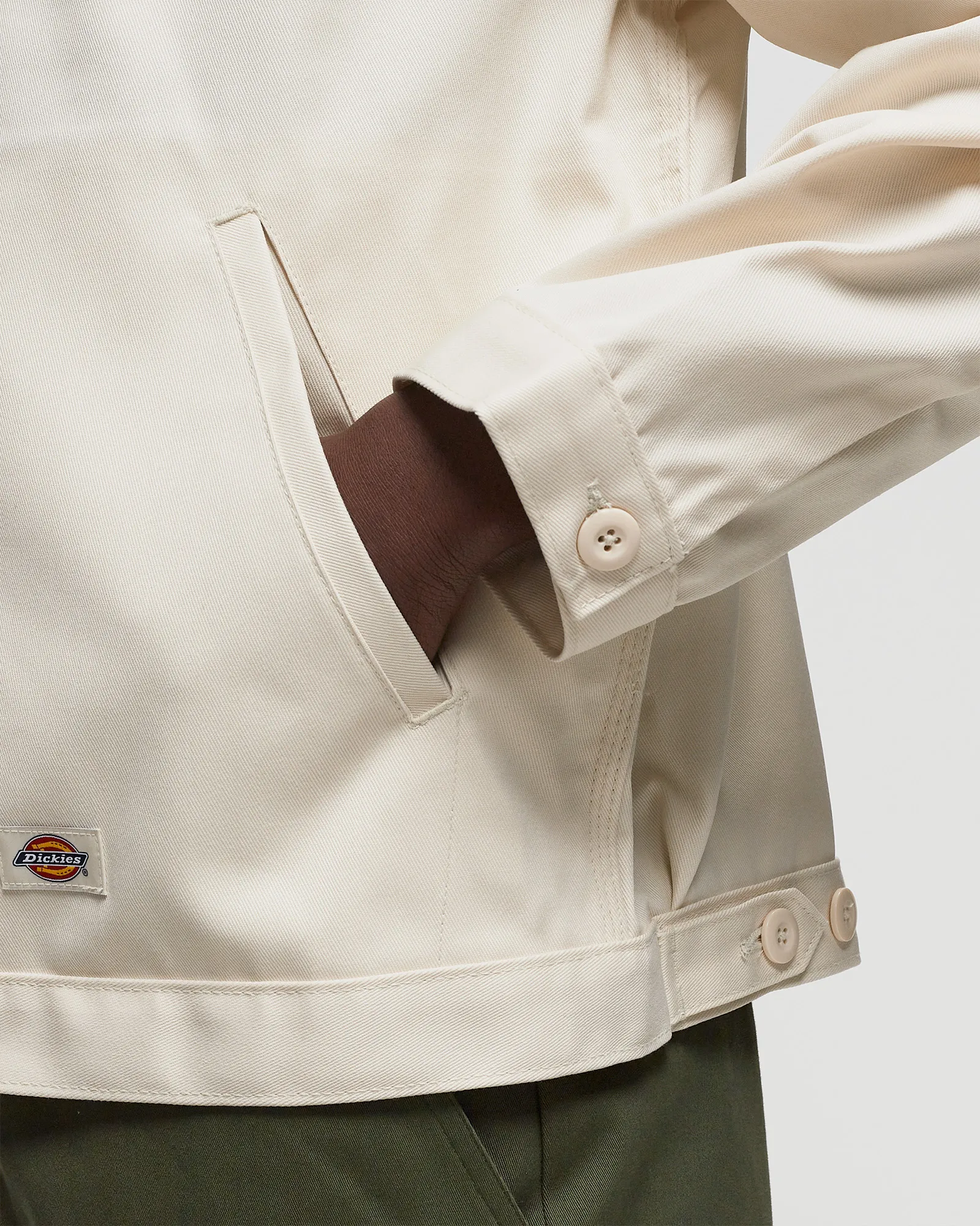DICKIES UNLINED EISENHOWER JACKET REC WHITECAP GRAY