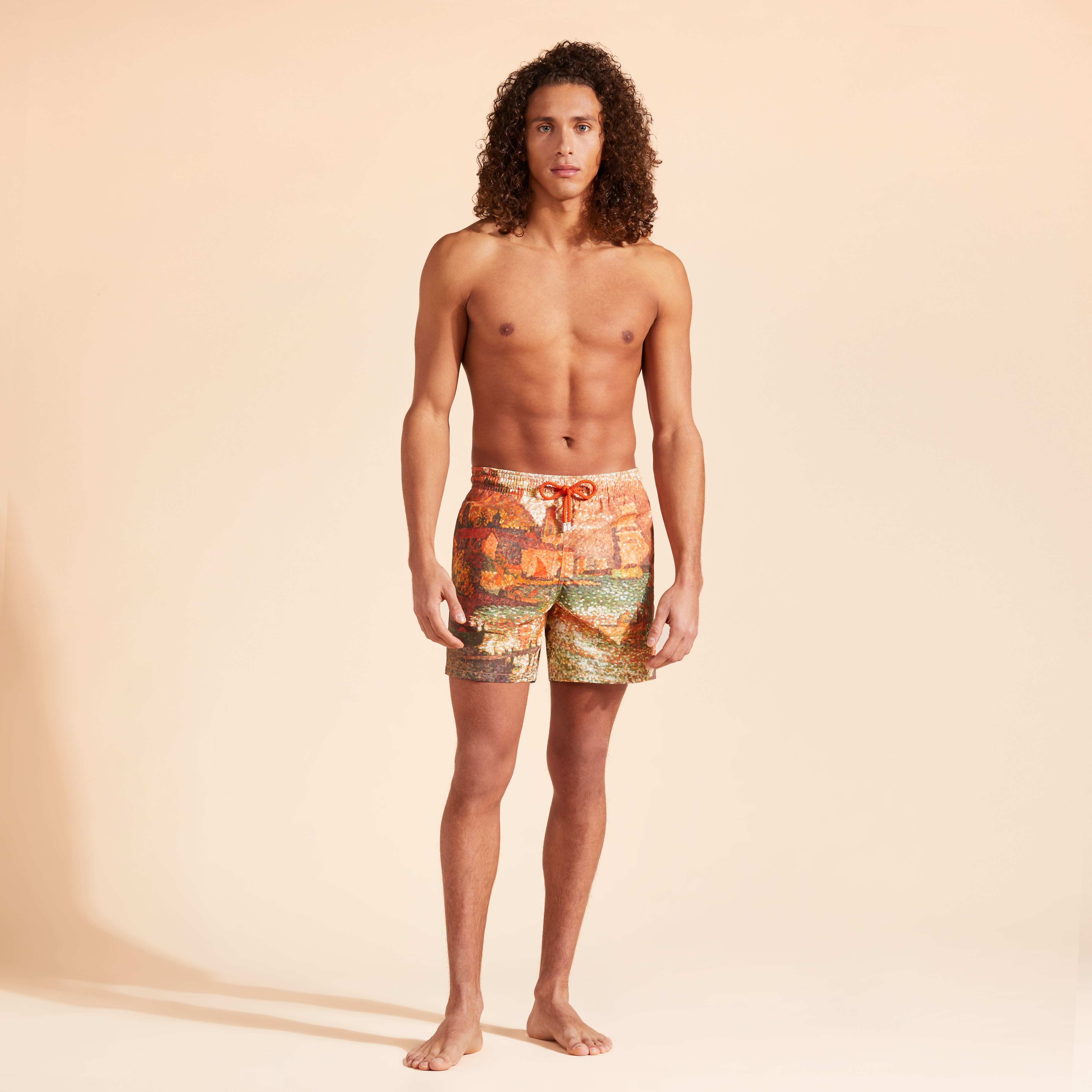 Maillot de Bain Imprimé 360° Homme Sortie Du Port De St Tropez - Vilebrequin x Paul Signac| Vilebrequin