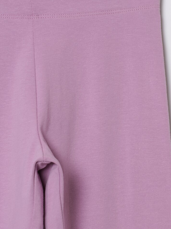Conjunto de 2 leggings compridas - Rosa Lilás