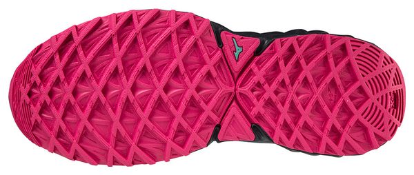 Chaussures de Running Mizuno Wave Ibuki 3 Bleu Rose Femme