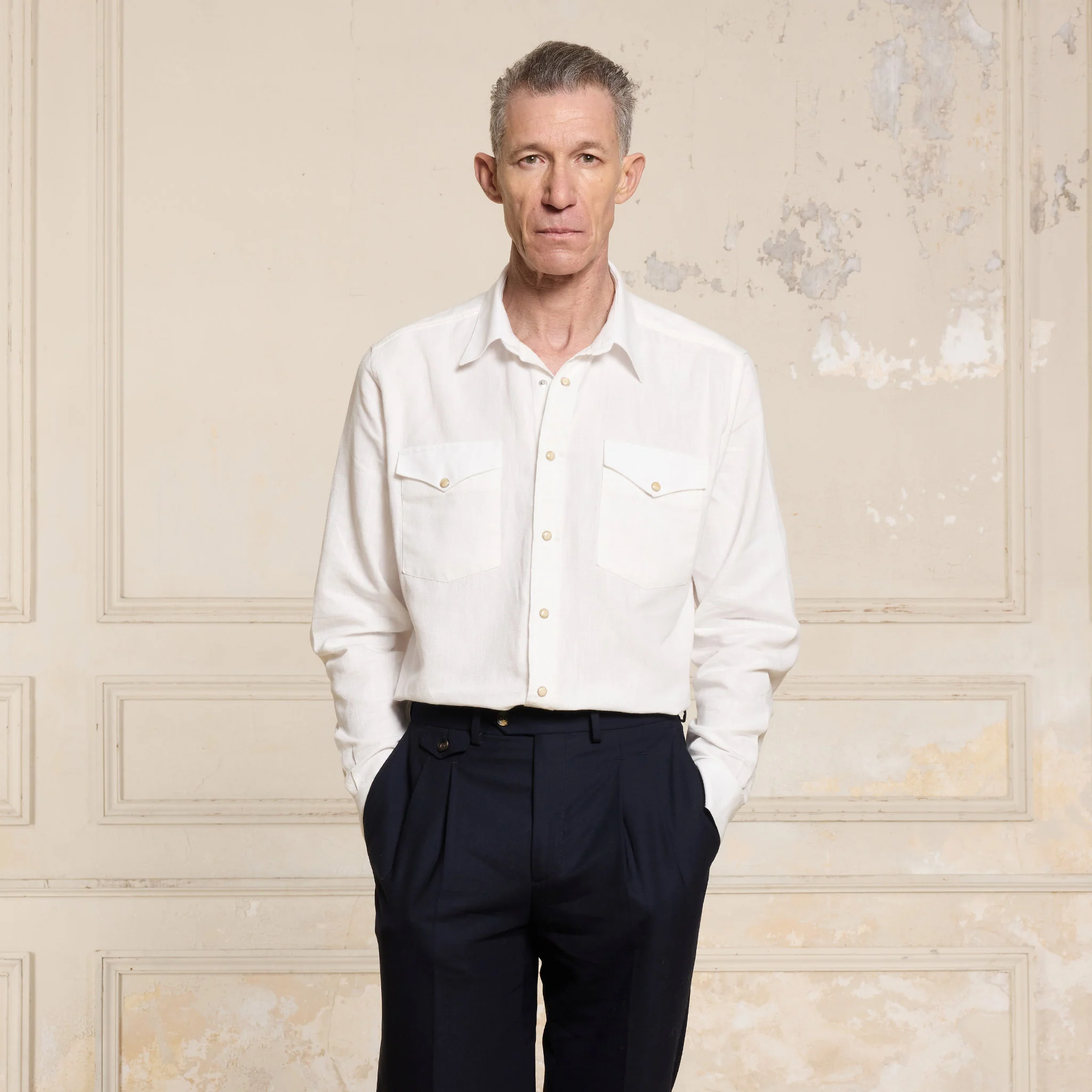 Ecru western shirt