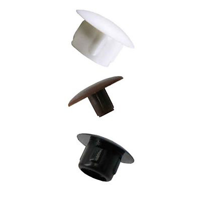 16 obturateurs / cache-trous Plastique Blanc ø10 mm