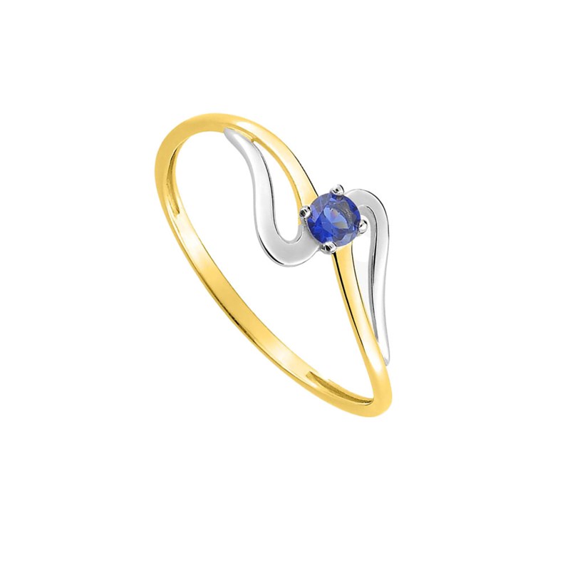 Bague femme - saphir - Or 18 Carats