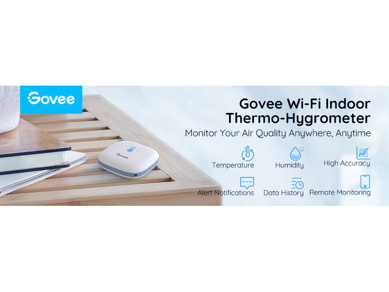 Govee Wetterstation WiFi Thermometer/Hygrometer Smarte Wi-Fi Wetterstation