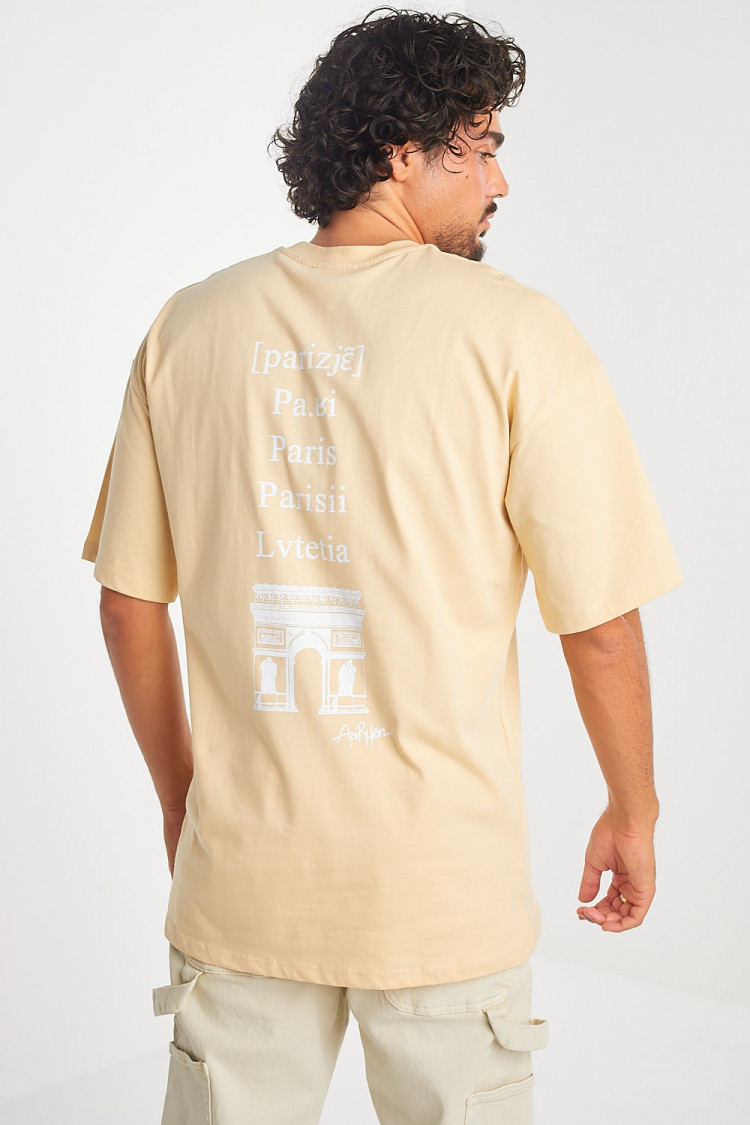 T-shirt beige 