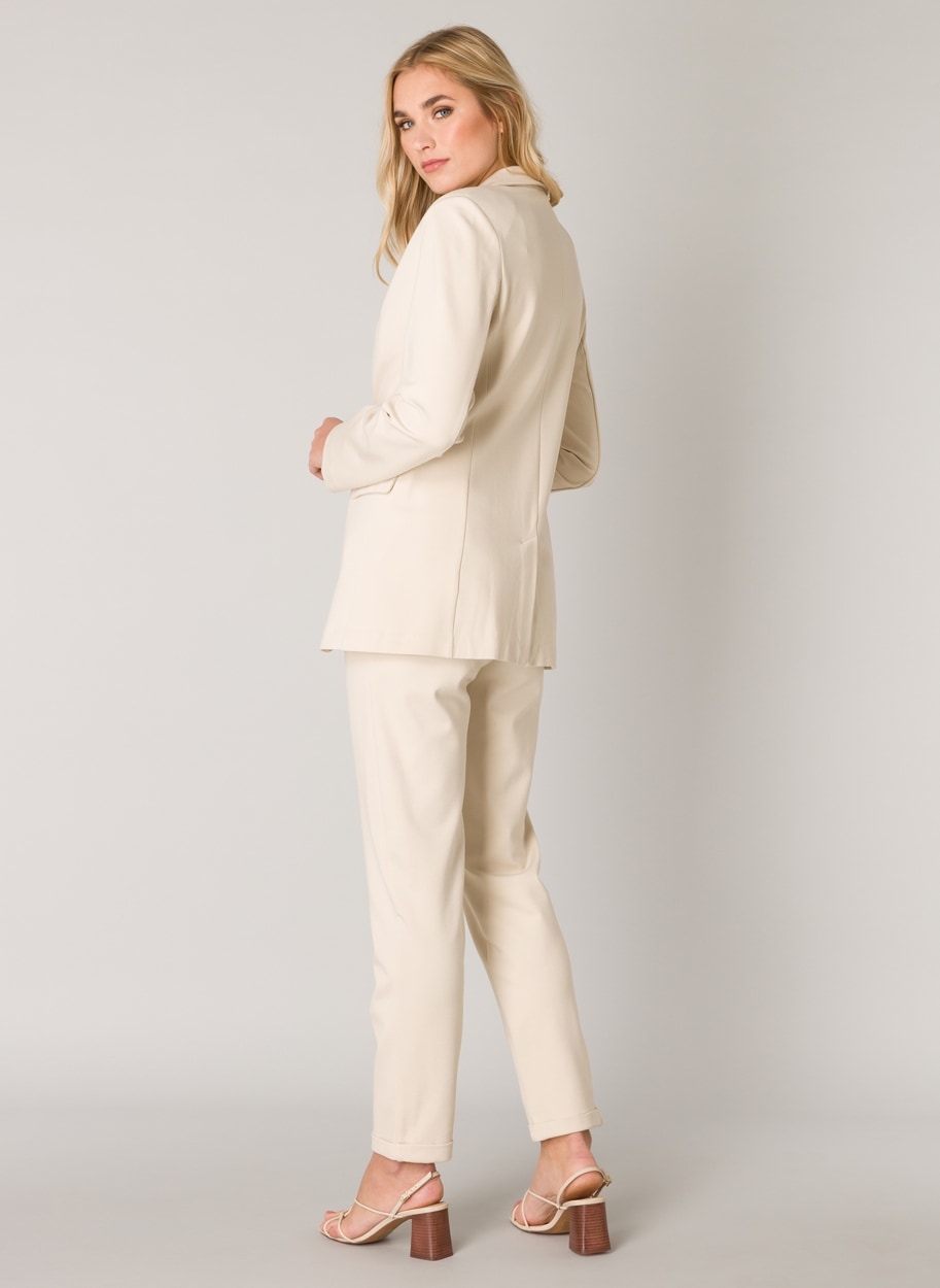 Base Level Jerseyblazer , mit V-Ausschnitt und Knopf