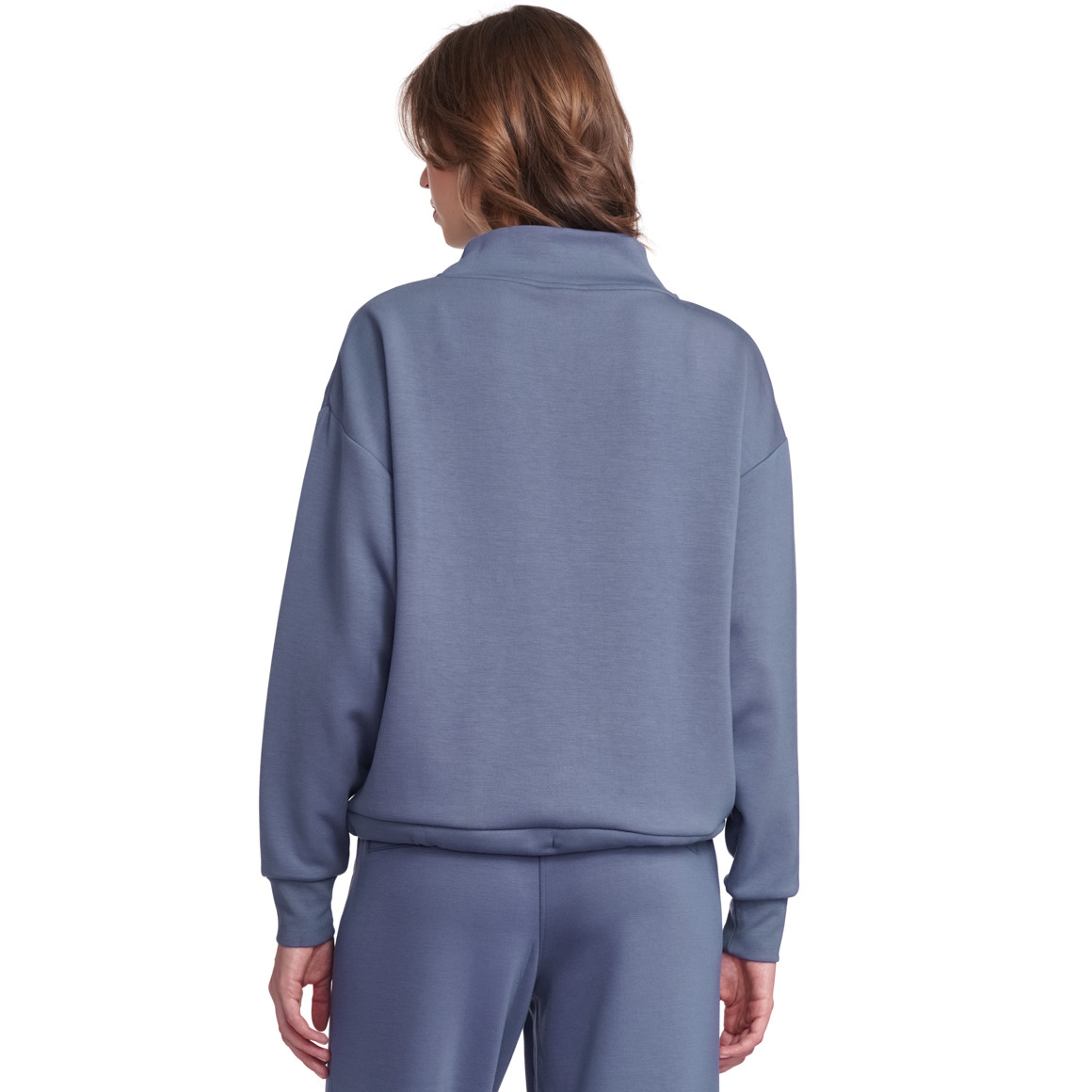 Gina Collection Damen Sweatshirt aus Modal-Mix blau