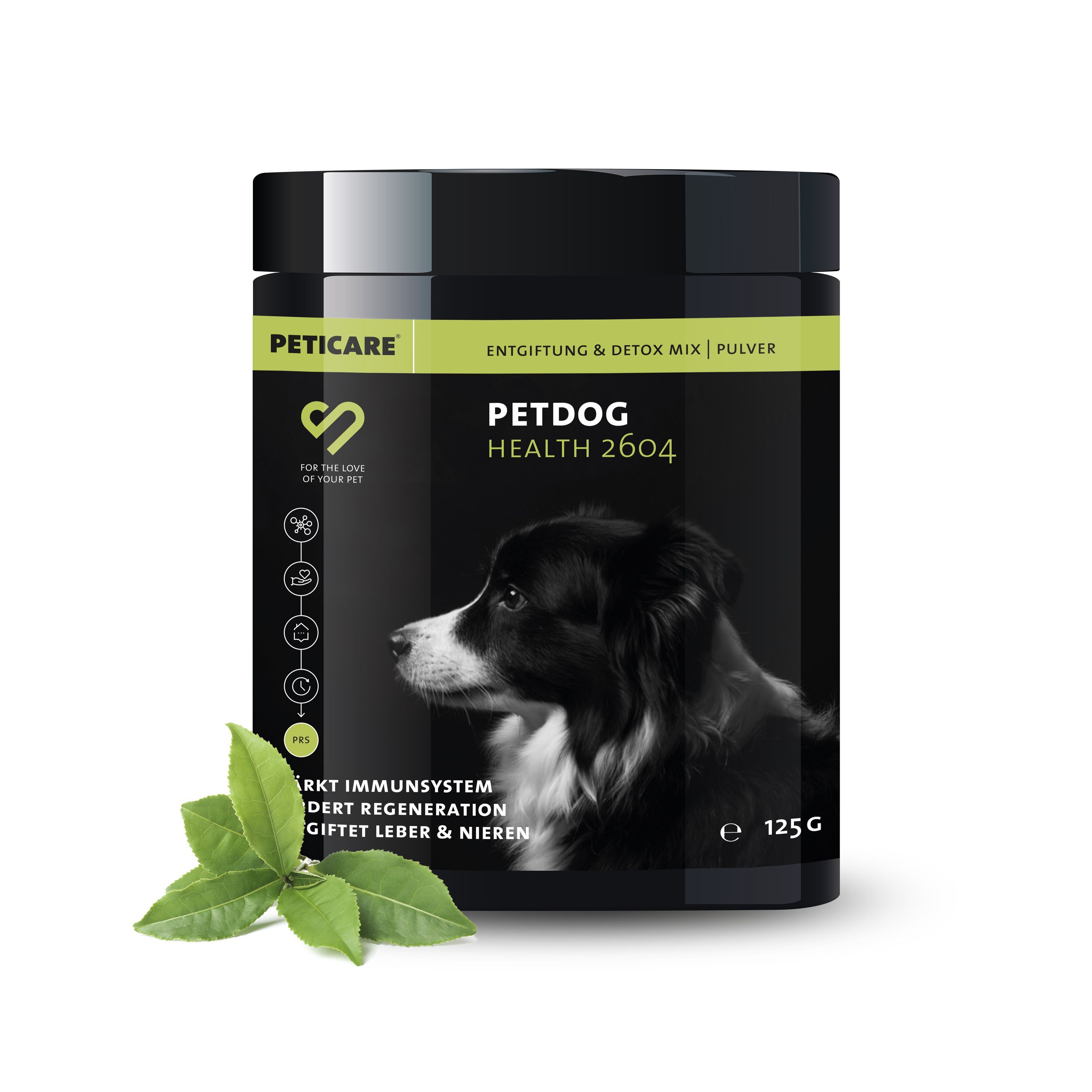 Peticare Detox Entgiftung Pulver für Hunde, reinigende Formel