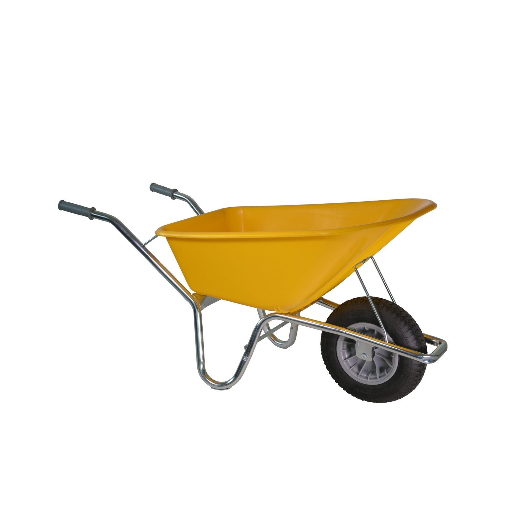 Little Jumbo Bouwkruiwagen HDPE geel 100 liter - 1251000875