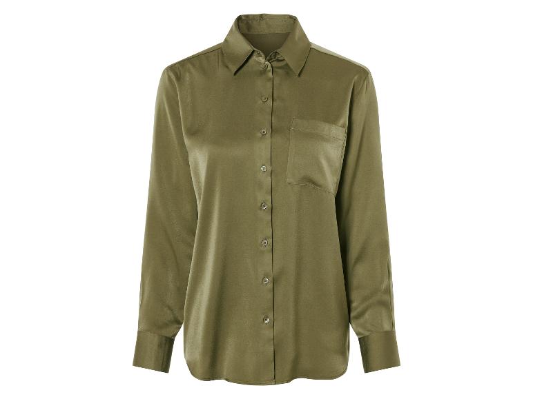 Satijnen dames blouse