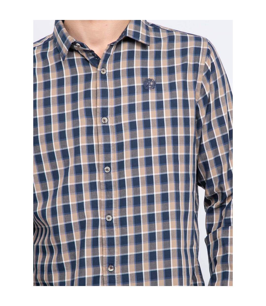 Chemise manches longues carreaux TRENOL