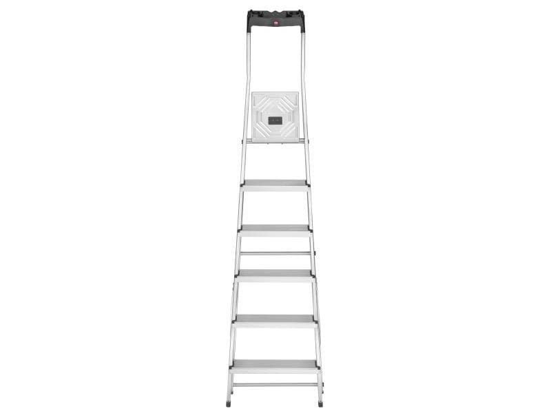 Hailo Stehleiter L60 6 Stufen Die praktische Alu-Sicherheits-Haushaltsleiter